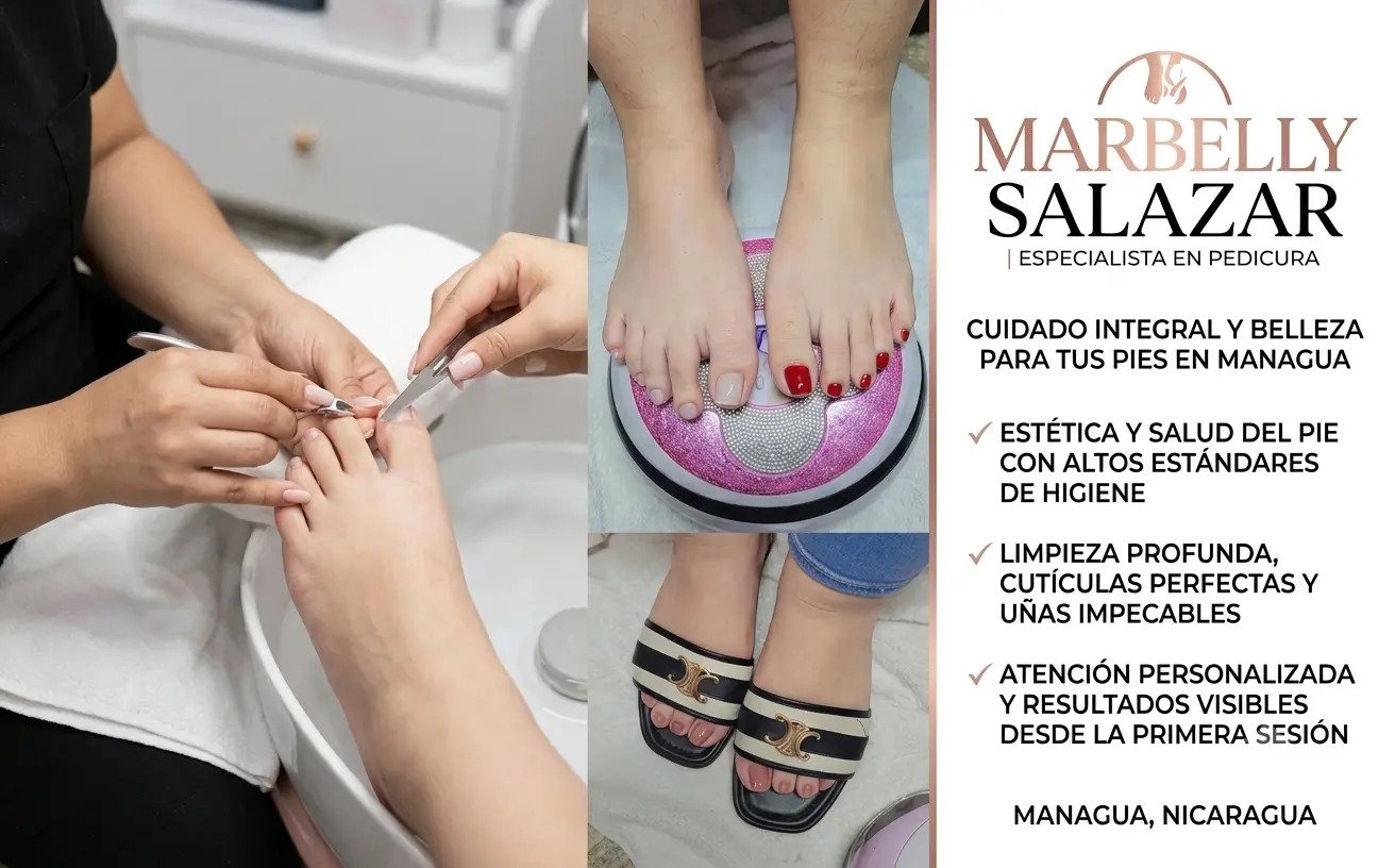 Marbely Salazar – Pedicura en Managua primer lugar en Google